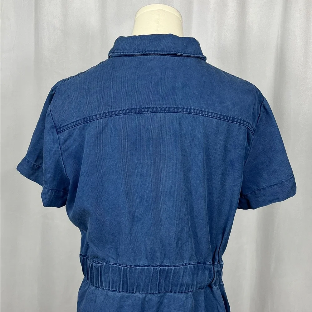 J. Crew‎ Zip-Front Denim Dress.